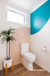 Water closet, toilet, toilet with feature wall