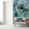 beachy interior, bach interior, beach inspired, wallpaper feature, wallpaper ideas, lounge ideas