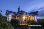 renovation, house exterior, painted weatherboards, brown house, brown exterior, beige exterior