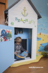 themed bedroom, kids bedroom, children, beach hut, beach theme, beach theme bedroom, children's