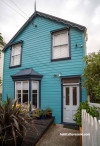 exterior inspiration, exterior ideas, exterior design, blue exterior ideas, colourful exterior ideas