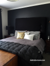 master bedroom, black, art deco, paint ideas, paint trends